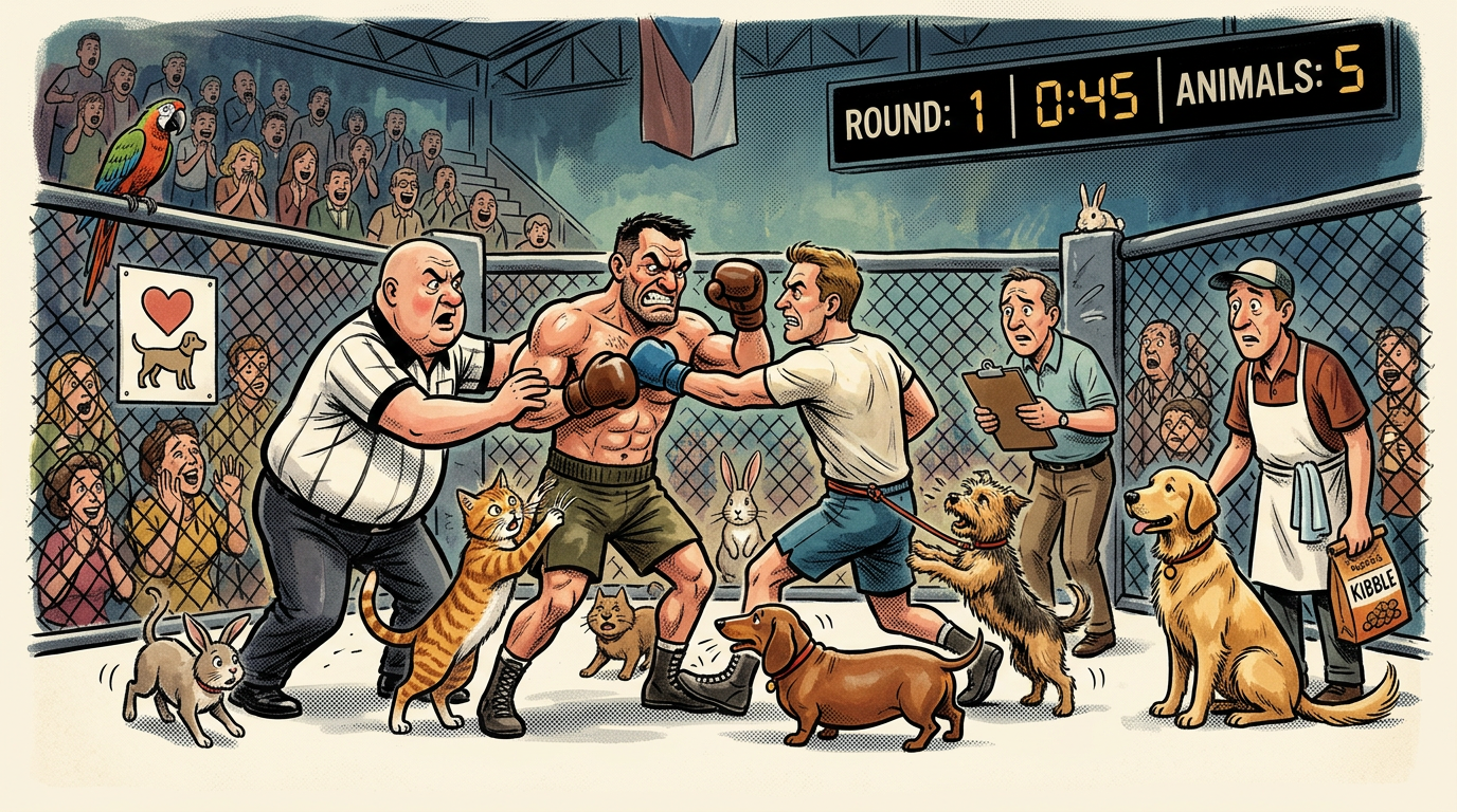 UFC: The Octagon's New 'Emotional Support Animal' Rule: Farcical Fights!