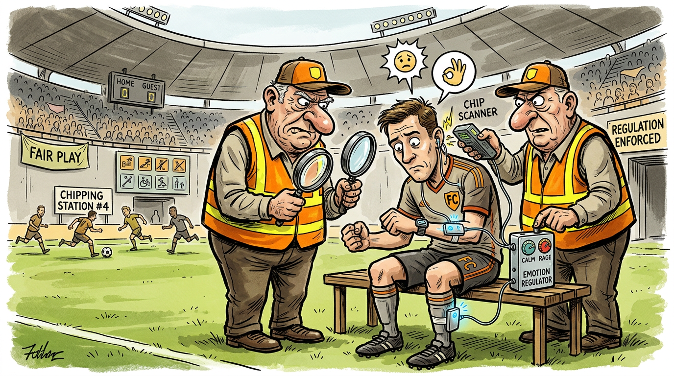 Soccer Players Now Microchipped for 'Emotional Regulation', Sources Say