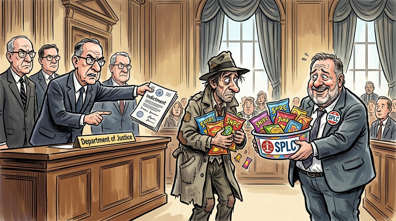 DOJ Charges Southern Poverty Law Center Over Use of Snack Foods as Payment for Informants