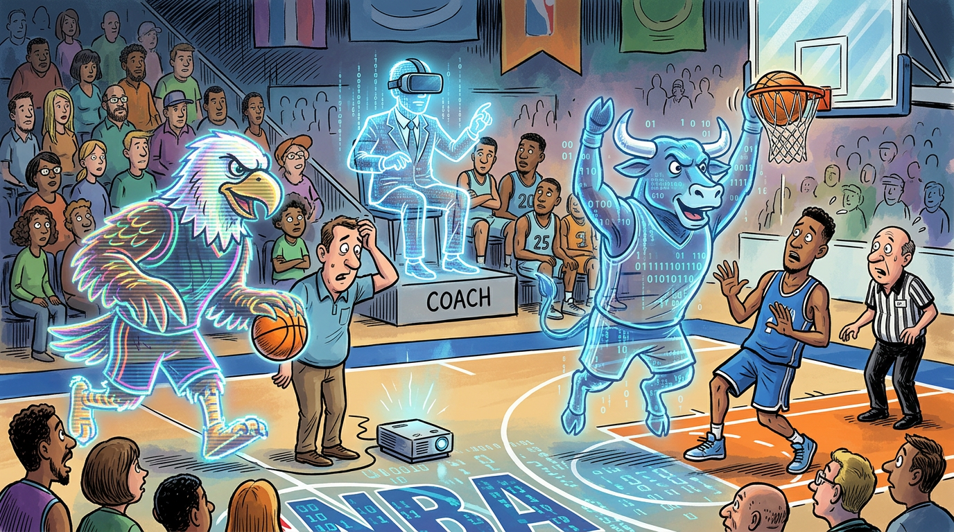 NBA: Holographic Mascot Takeover – Will Coaches Be Next?