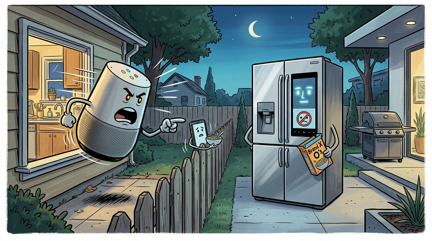 Google Home AI Accuses Neighbor's Smart-Fridge of Being an Emotionally Distant Father During Heated Cereal Debate