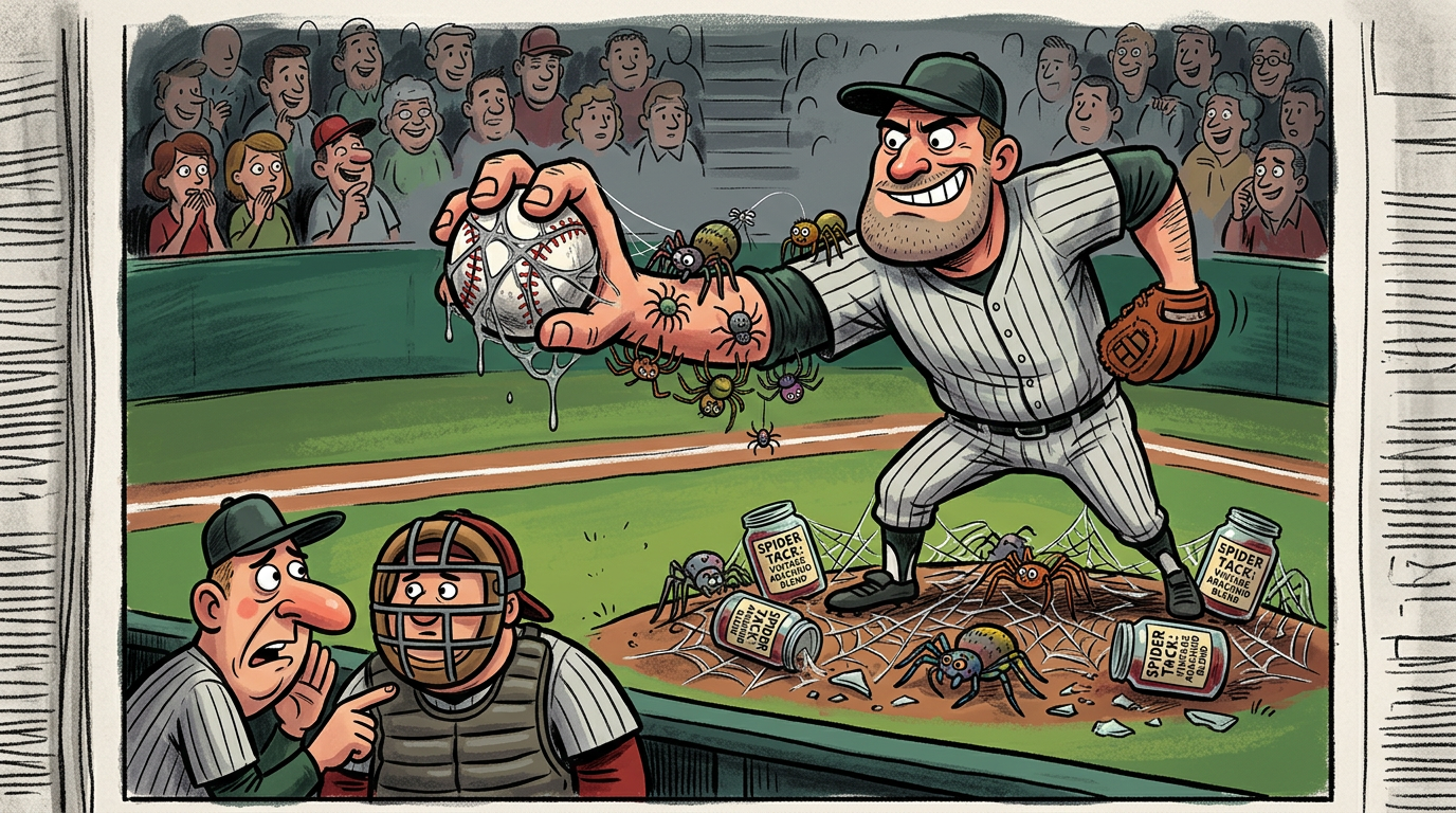 MLB Pitchers Using Forbidden Spider Tack Made From Literal Spiders