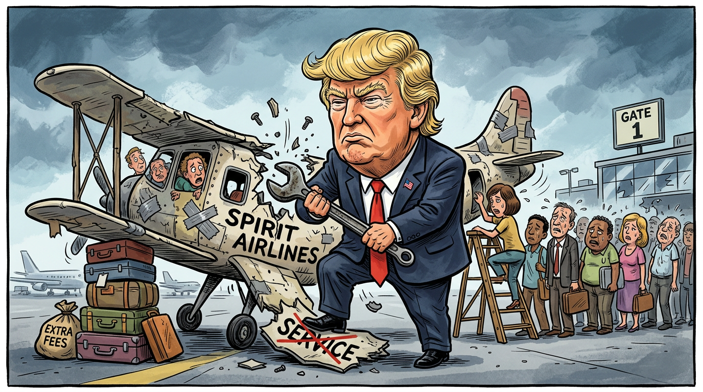 Trump Vows To Make Spirit Airlines Worse