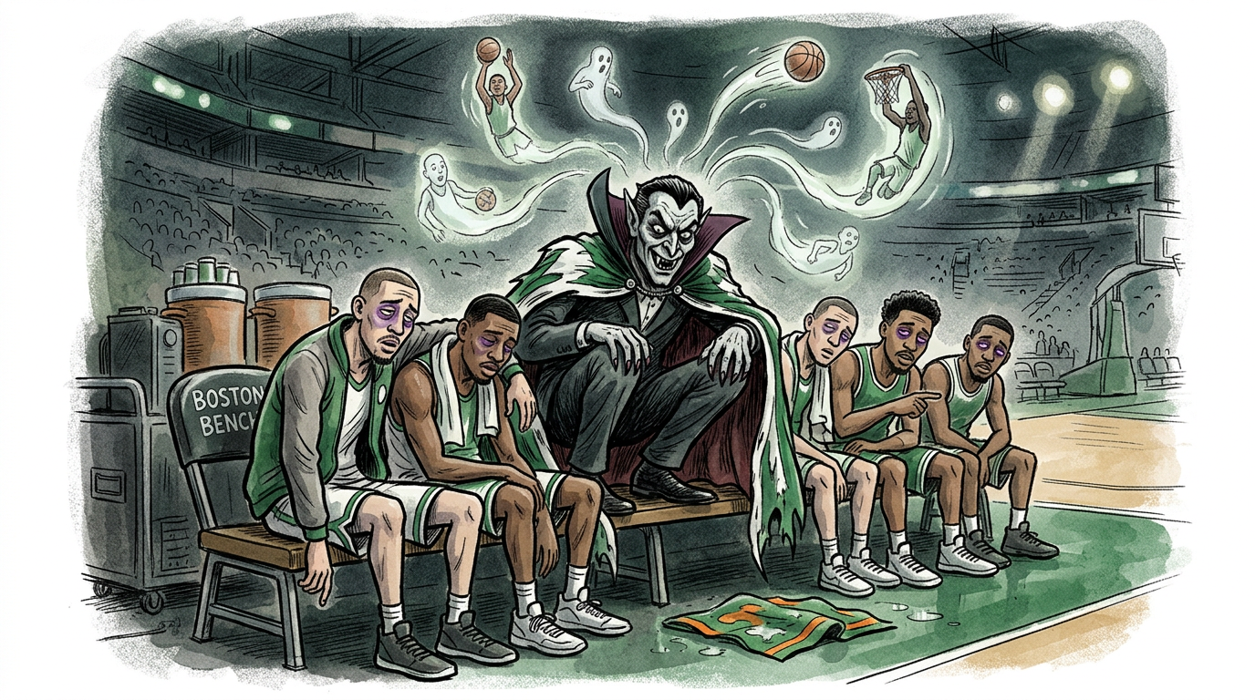 Celtics Bench Claims Existence of 'Energy Vampire' Sucking Their Talent