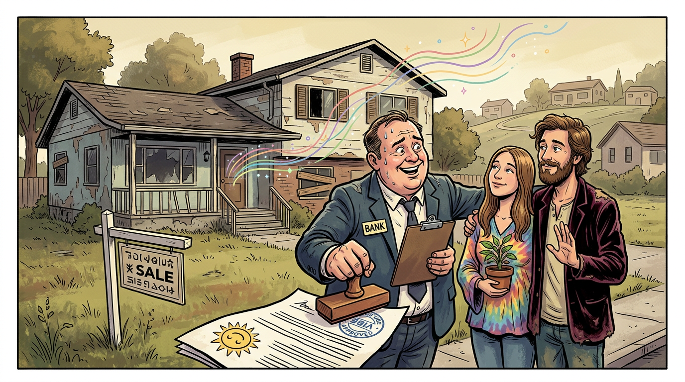 NEW MORTGAGE RULES: NOW YOU CAN BUY A HOUSE WITH A GOOD VIBE CHECK!