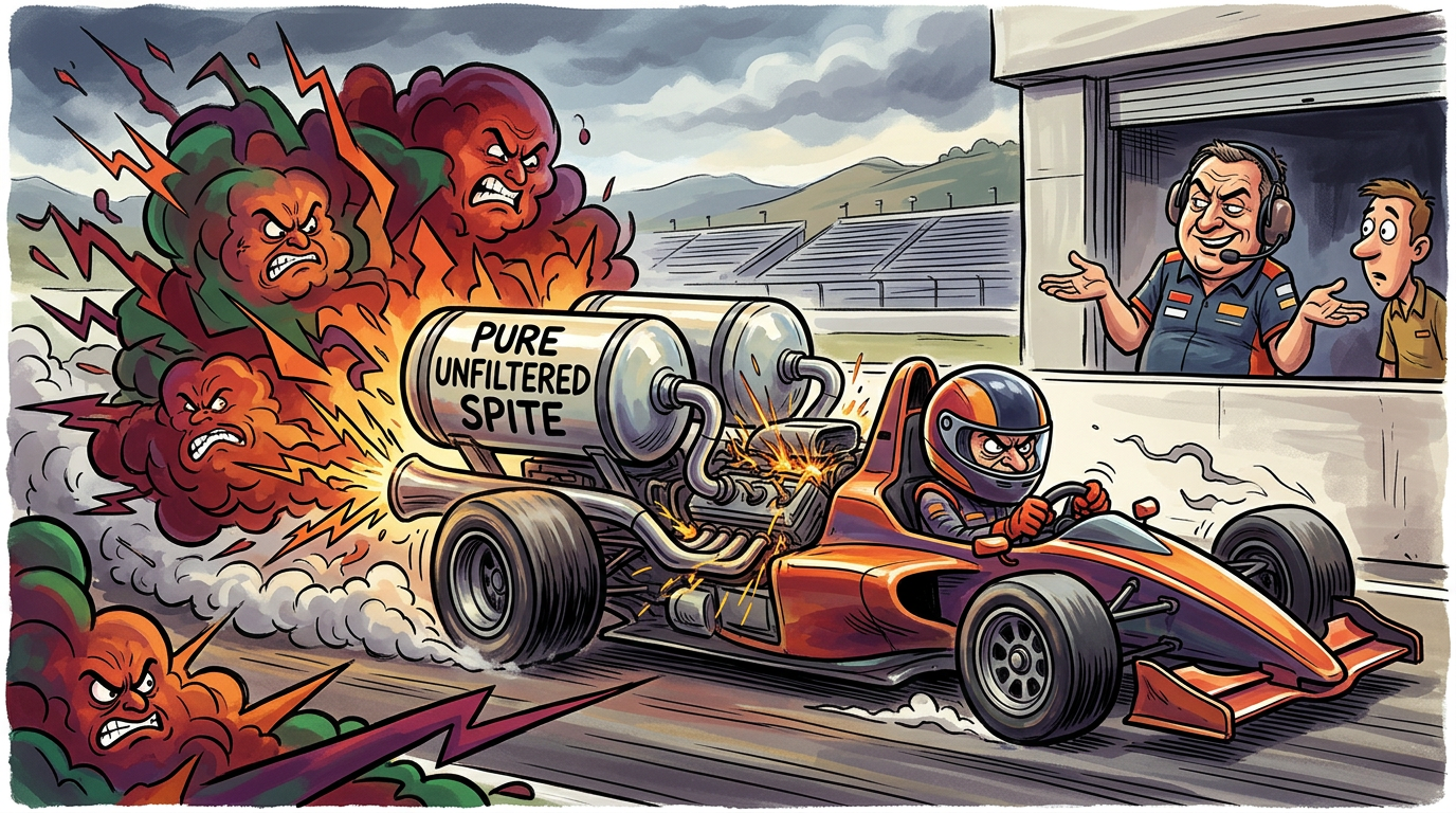 Formula 1 Engineers Admit Cars are Now Powered by Pure Unfiltered Spite